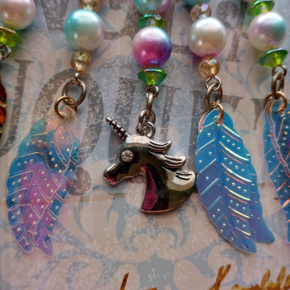 Handmade unicorn Keychain - Picture 10 of 13